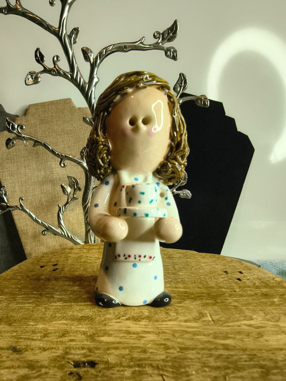 Spaghetti Hair Girl Figure